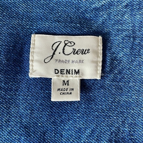 J. Crew, ladies 3/4 length denim jacket.  Excellent condition. - Picture 2 of 4